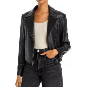 Vince Leather Moto Jacket